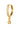 Ohrringe Creole mit Kugelanhänger JURAWEL Gold A-01-01-05 3512000050210