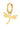 Ohrringe Creole mit Libellen-Anhänger JURAWEL Gold A-01-02-04 3513000440310