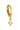 Ohrringe Creole mit Rauteanhänger JURAWEL Gold A-01-01-15 3513000150210