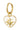 Ohrringe Ohrringe mit farbigem Herzmotiv JURAWEL Gold Weiß A-01-02-10 3513000500310